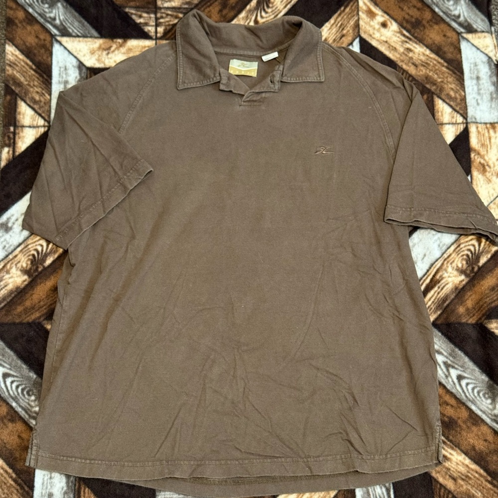 Hobie Brown Polo Shirt with Relaxed Fit